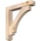 Ekena Millwork Imperial Craftsman Smooth Bracket w/ Offset Brace, Douglas Fir, 5 1/2"W x 30"D x 30"H BKT0604X30X30IMP04SDF - alternate 1